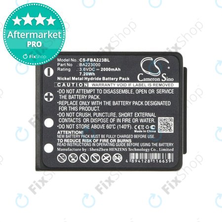 Battery για HBC Radiomatic Keynote | Linus 4 | Micron 4 | 5 | 6 | 7 | Patrol D | Quadrix | Vector Pro | BA223000 | BA223030 | FUB6 | 2000mAh | HQ