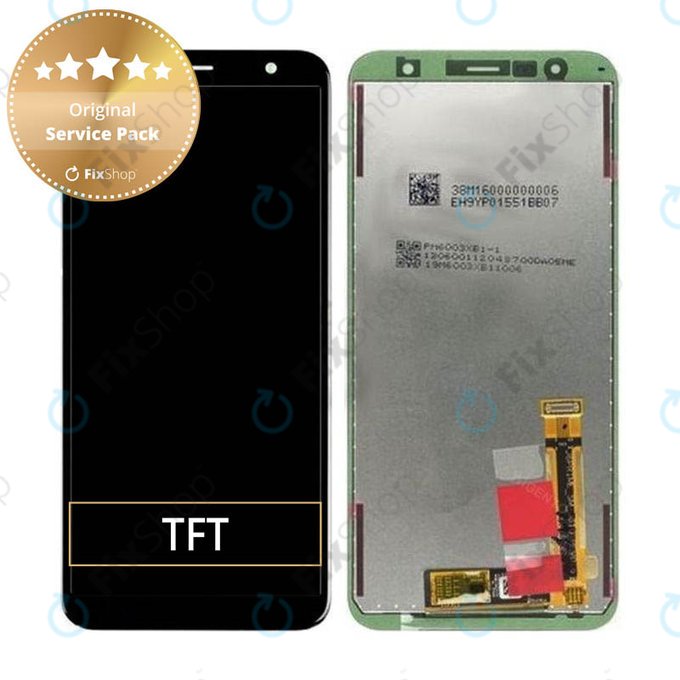 LCD Display με Touch Screen για Samsung J4 Plus | J415F (2018) | J6 Plus | J610F (2018) | GH97-22582A | GH97-22583A | GH97-22698A | Black | Service Pack