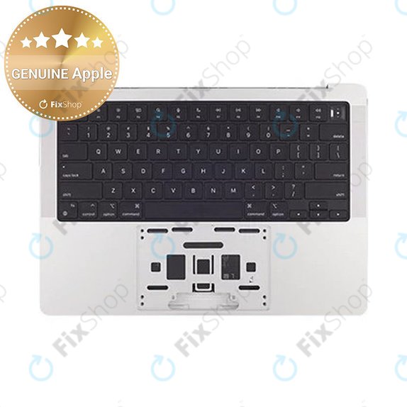 Άνω πλαίσιο πληκτρολογίου για MacBook Pro 14", A2442 (2021), A2779 (2023), με πληκτρολόγιο US και μπαταρία, Silver, 661-21973, Genuine Apple