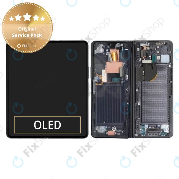 LCD Display Assembly για Samsung Z Fold 5 | F946B | Phantom Black | Service Pack