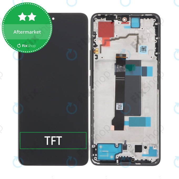 LCD Display Assembly για Xiaomi Redmi Note 13 Pro 5G 2312DRA50C | Midnight Black | Aftermarket