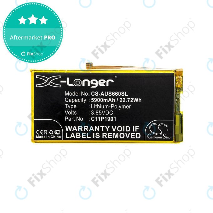 Μπαταρία για Asus ROG Phone 2 ZS660KL, C11P1901, 5900mAh, HQ