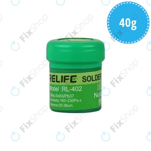 Πάστα Συγκόλλησης Relife RL-402 - 183°C (40g)
