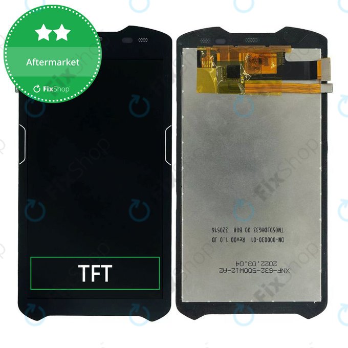 LCD Display με Touch Screen (χωρίς τρύπα) για Zebra TC51 | TC56