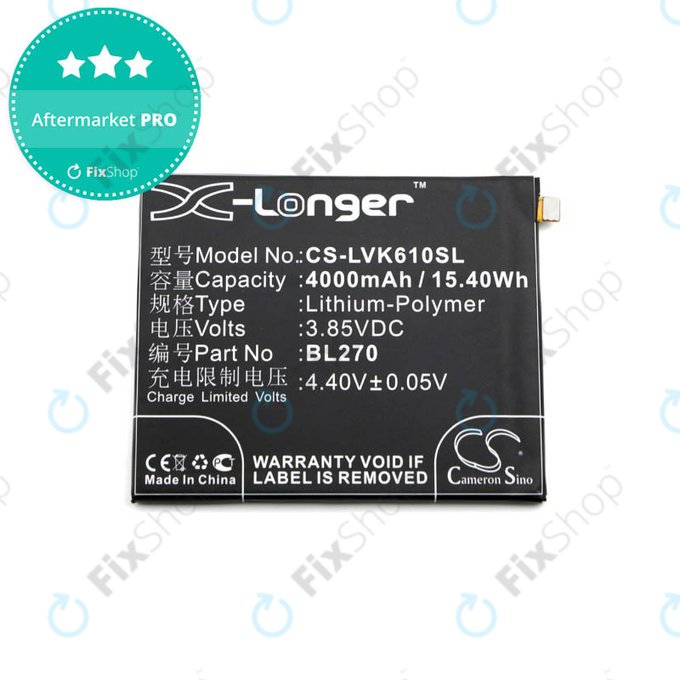 Μπαταρία για Motorola Moto G6 Play XT1922, E5 XT1944, BL270, 4000mAh, HQ