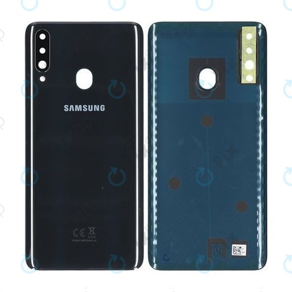Καπάκι Μπαταρίας για Samsung A20s | A207F | GH81-19446A | Μαύρο | Black | Service Pack