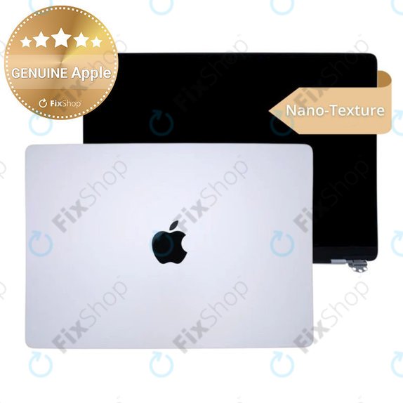 Οθόνη LCD για MacBook Pro 14", A3112, A3185 (2024), με μπροστινό γυαλί και κάλυμμα, Nano-Texture, Silver, 661-41793, Genuine Apple