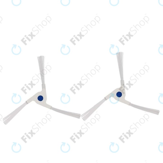 Πλαϊνή Βούρτσα (2τμχ) για Ecovacs Deebot X2-series | Λευκό | White