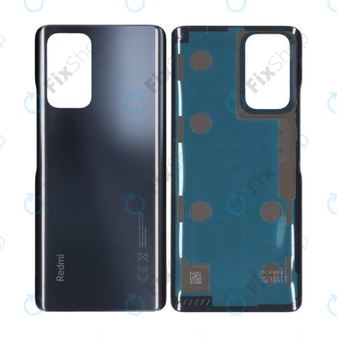 Καπάκι Μπαταρίας για Xiaomi Redmi Note 10 Pro 55050000US4J, Onyx Gray, Genuine Service Pack