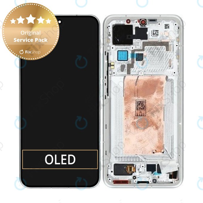 LCD Display Assembly για Xiaomi 15 5G | 560062000O300 | Λευκό, White | Genuine Service Pack