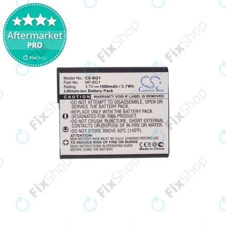 Μπαταρία για Sony Cyber-shot DSC-N1, N2, WT300, WX1, WX10, H-series, HX-series, T-series, W-series, NP-BG1 / NP-FG1, Li-Ion, 1000mAh, HQ