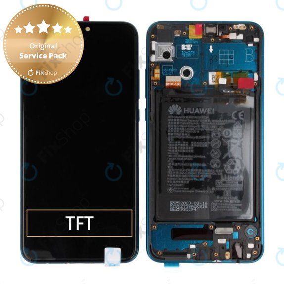Συγκρότημα οθόνης με μπαταρία για Huawei Honor 9X Lite, 02353QJT, Emerald Green, Service Pack