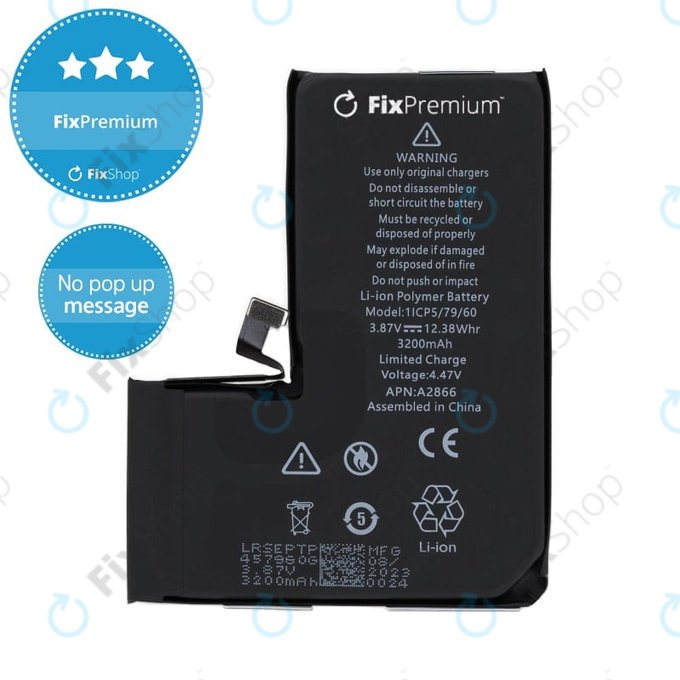 Μπαταρία για iPhone 14 Pro, 3200mAh, DIAGNOSTIC