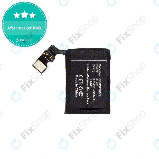 Μπαταρία για Apple Watch 2 42mm, A1761, 300mAh, HQ