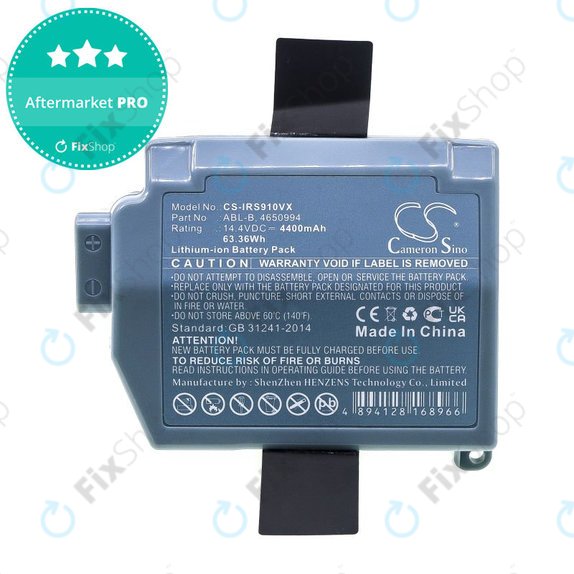 Μπαταρία για iRobot Roomba S9, S9+, 4400mAh, Li-Ion, 14.4V, ABL-B, HQ