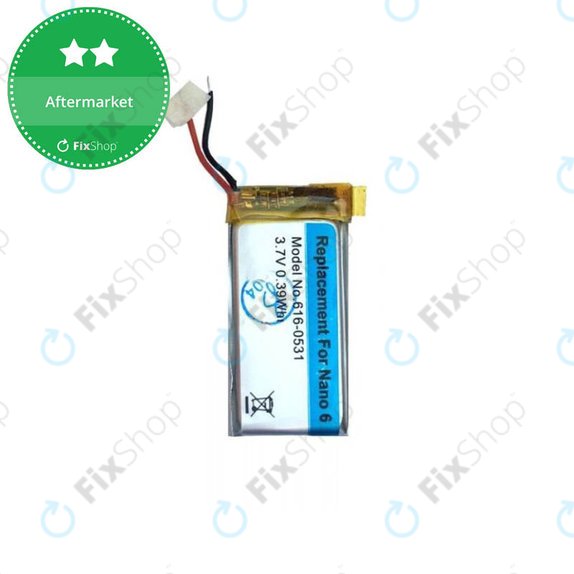 Μπαταρία για iPod Nano 6th Gen, 105mAh