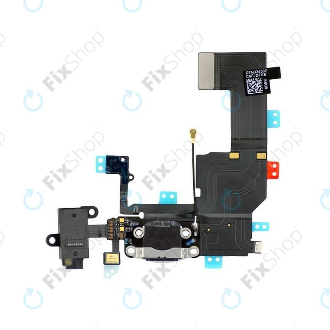 Επαφές Φόρτισης + Μικρόφωνο + Jack Connector PCB Board για iPhone 5C