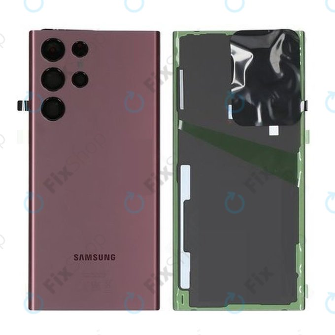 Καπάκι Μπαταρίας για Samsung S22 Ultra | S908B | GH82-27457B | Burgundy | Service Pack