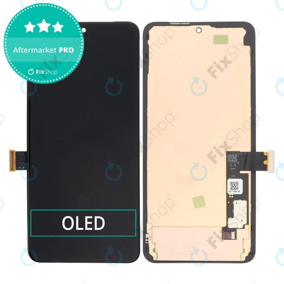 Συγκρότημα οθόνης για Google Pixel 8 Pro, GC3VE, G1MNW, Μαύρο, Black