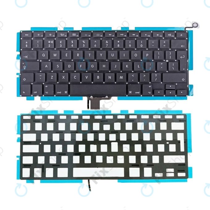 Πληκτρολόγιο + Backlight UK για MacBook Pro 13" A1278 (Μέσα 2009 - Μέσα 2012)