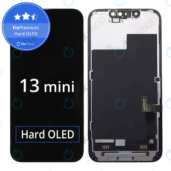 Οθόνη Hard OLED για iPhone 13 Mini, Αφής με πλαίσιο, FixPremium