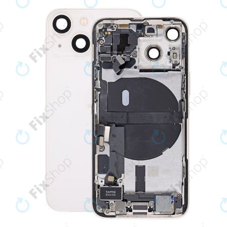 Πίσω Κάλυμμα με Μικρά Ανταλλακτικά για iPhone 13 Mini | Λευκό του Άστρου | Starlight