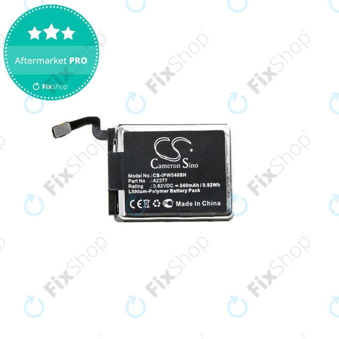 Μπαταρία για Apple Watch 5 40 mm, 240mAh, Li-Pol, 3.82 V, A2277, HQ