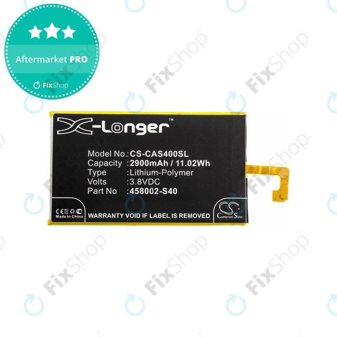 Μπαταρία για Caterpillar CAT S40, 458002-S40, 2900mAh, HQ