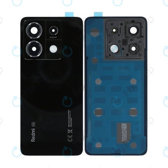 Καπάκι Μπαταρίας για Xiaomi Redmi Note 13 Pro 5G 2312DRA50C | 5600090N1600 | Midnight Black | Service Pack