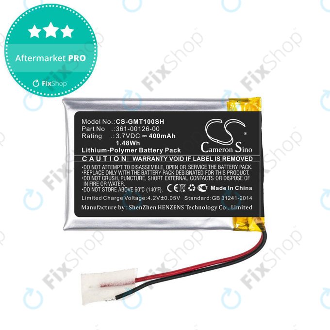 Μπαταρία για Garmin Fenix 6X, 6X Pro Solar, Tactix Delta, 361-00126-00, 400mAh, HQ