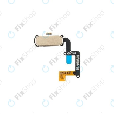 Κουμπί Αρχικής Οθόνης + Καλώδιο Flex για Samsung A3 A320F (2017) | Gold Sand | GH96-10773B Genuine Service Pack
