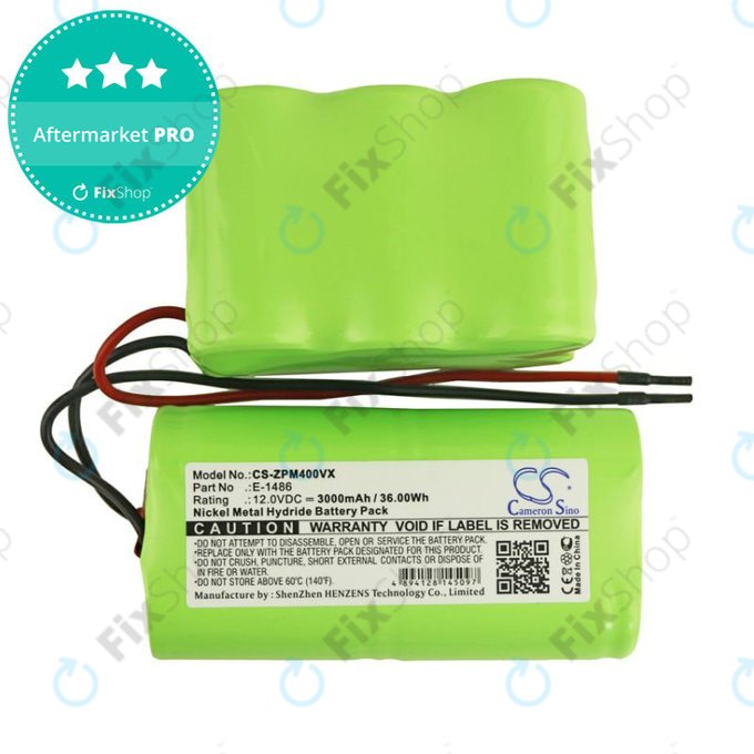 Μπαταρία για Zepter PWC 400 Turbohandy, 3000mAh, Ni-MH, 12V, E-1486, HQ