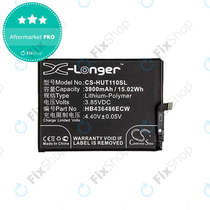 Μπαταρία για Huawei Mate 10 Lite, Mate 10 Pro, Mate 20, Nova 2i, P20 Pro, Honor View 20, HB436486ECW, 3900mAh, HQ