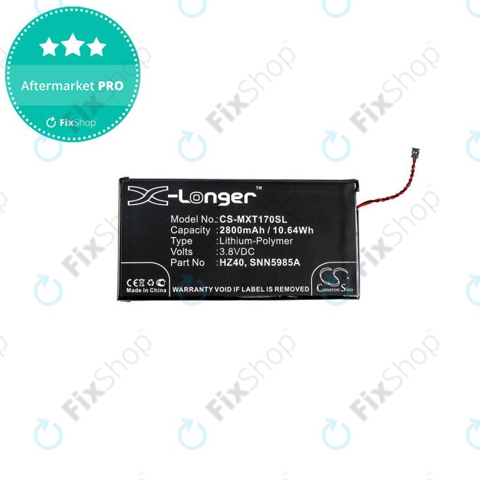 Μπαταρία για Motorola Moto Z2 Play XT1710-09, 2800mAh, Li-Pol, 3.8 V, HZ40, HQ