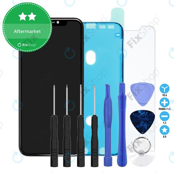 Οθόνη In-Cell HD+ για iPhone 11, Αφής με πλαίσιο, Κόλλα (Adhesive), Προστατευτικό Γυαλί, Εργαλεία