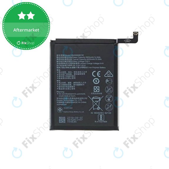Μπαταρία για Huawei Y9 (2018), Y7 (2019), HB406689ECW, 4000mAh