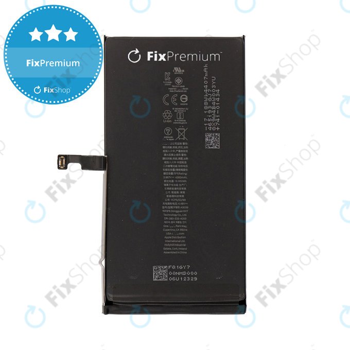 Μπαταρία για iPhone 15 Plus, A3039, 4383mAh, FixPremium