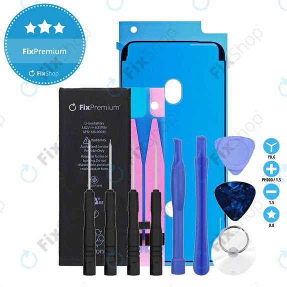 Μπαταρία για iPhone 6S, 1715mAh, Κόλλα (Adhesive), Εργαλεία, FixPremium
