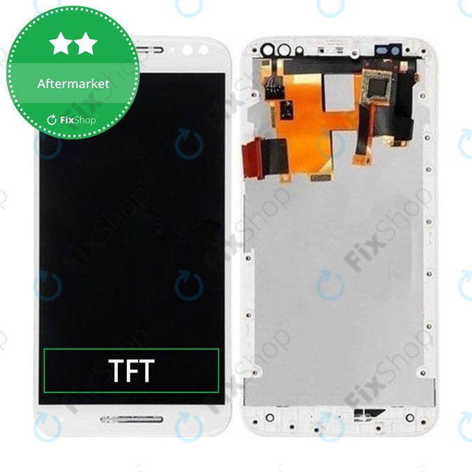 LCD Display Assembly για Motorola Moto X Style | XT1572 | Λευκό, White | Aftermarket