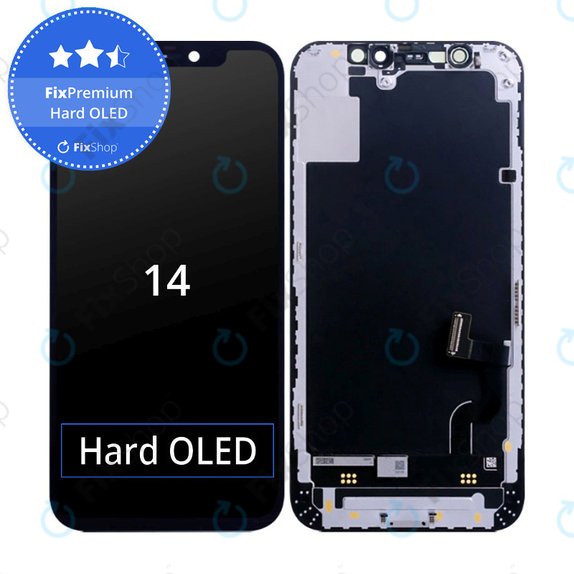 Οθόνη Hard OLED για iPhone 14, Αφής με πλαίσιο, FixPremium