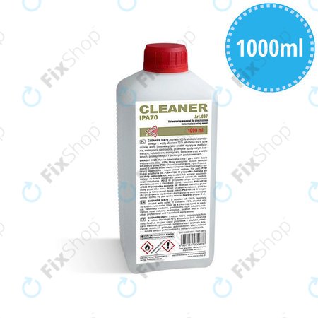 Ισοπροπανόλη 70%, 1000 ml, Cleanser IPA