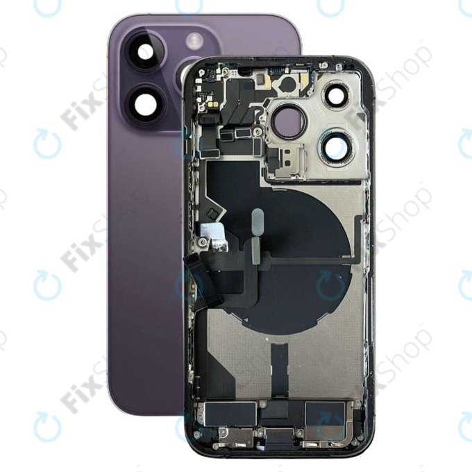 Πίσω Κάλυμμα με Μικρά Ανταλλακτικά για iPhone 14 Pro | Deep Purple