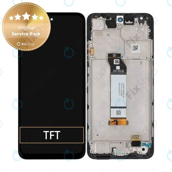 Συγκρότημα οθόνης για Xiaomi Redmi Note 10 5G, Graphite Grey, Service Pack