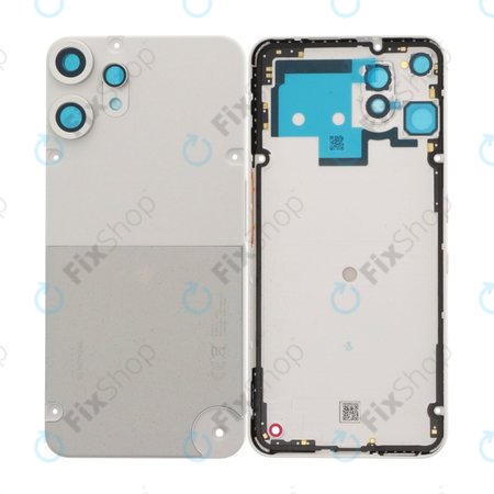 Καπάκι Μπαταρίας Πλήρες για Nothing CMF Phone 2 Pro, Λευκό, White