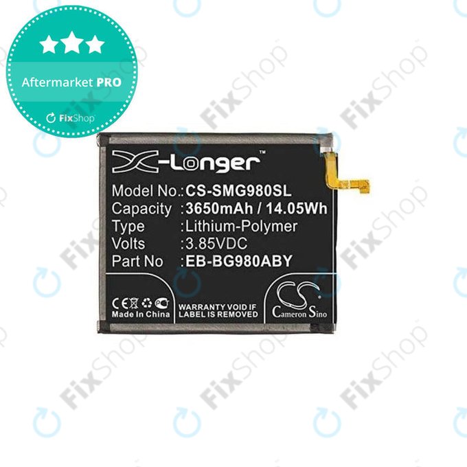Μπαταρία για Samsung S20 G980F, EB-BG980ABY, 3650mAh, HQ