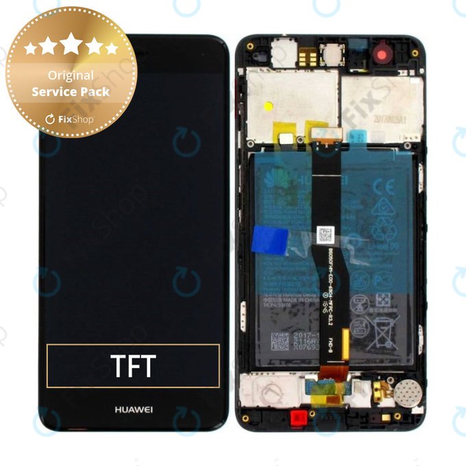 LCD Display Assembly με Battery για Huawei Nova | 02351CKD | 02350YRH | Μαύρο, Black | Service Pack