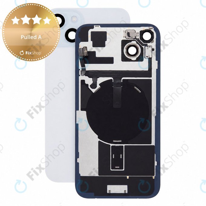Γυαλί πίσω περιβλήματος για iPhone 15 Plus, Black, Pulled A
