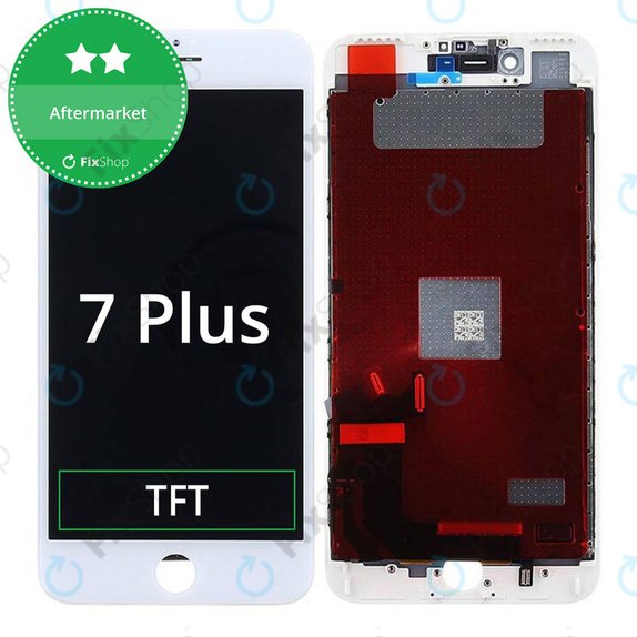 Οθόνη για iPhone 7 Plus, White, Αφής με πλαίσιο