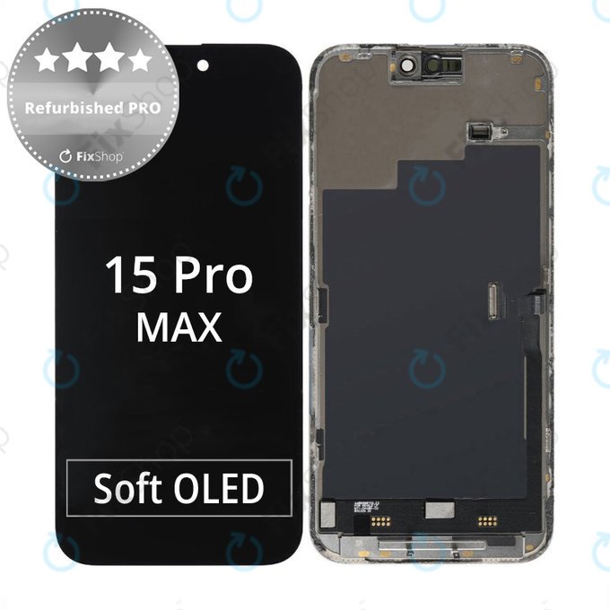 Συγκρότημα οθόνης για iPhone 15 Pro Max, Refurbished PRO