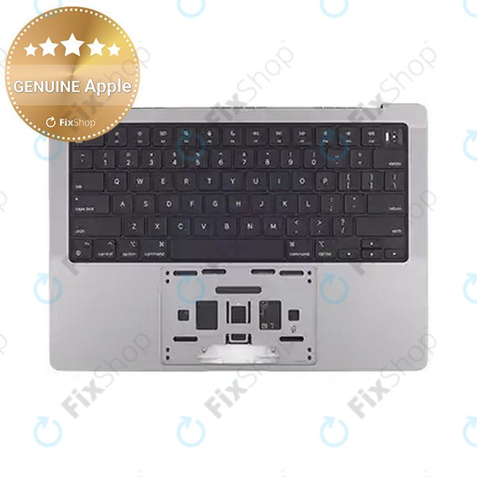 Άνω πλαίσιο πληκτρολογίου για MacBook Pro 14", A2918 (2023), με πληκτρολόγιο US και μπαταρία, Space Gray, 661-35708, Genuine Apple